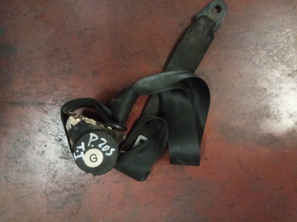 Cinturon seg. tras.izquierdo peugeot 205 '97